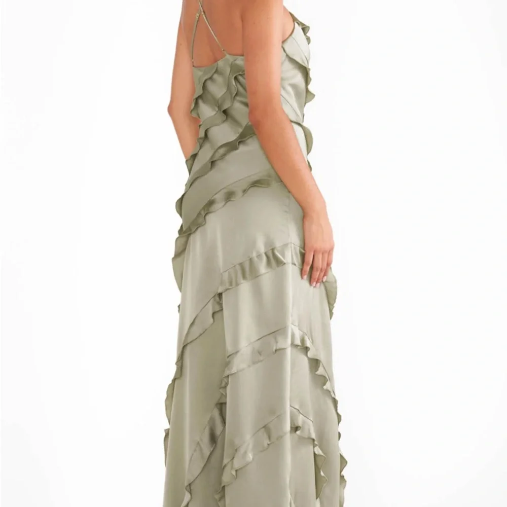 Show Me Your MuMu Olive Ruffle Maxi Dress - Picture 3 of 7